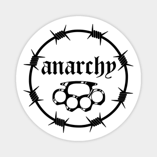 Anarchy Brass knuckles Magnet